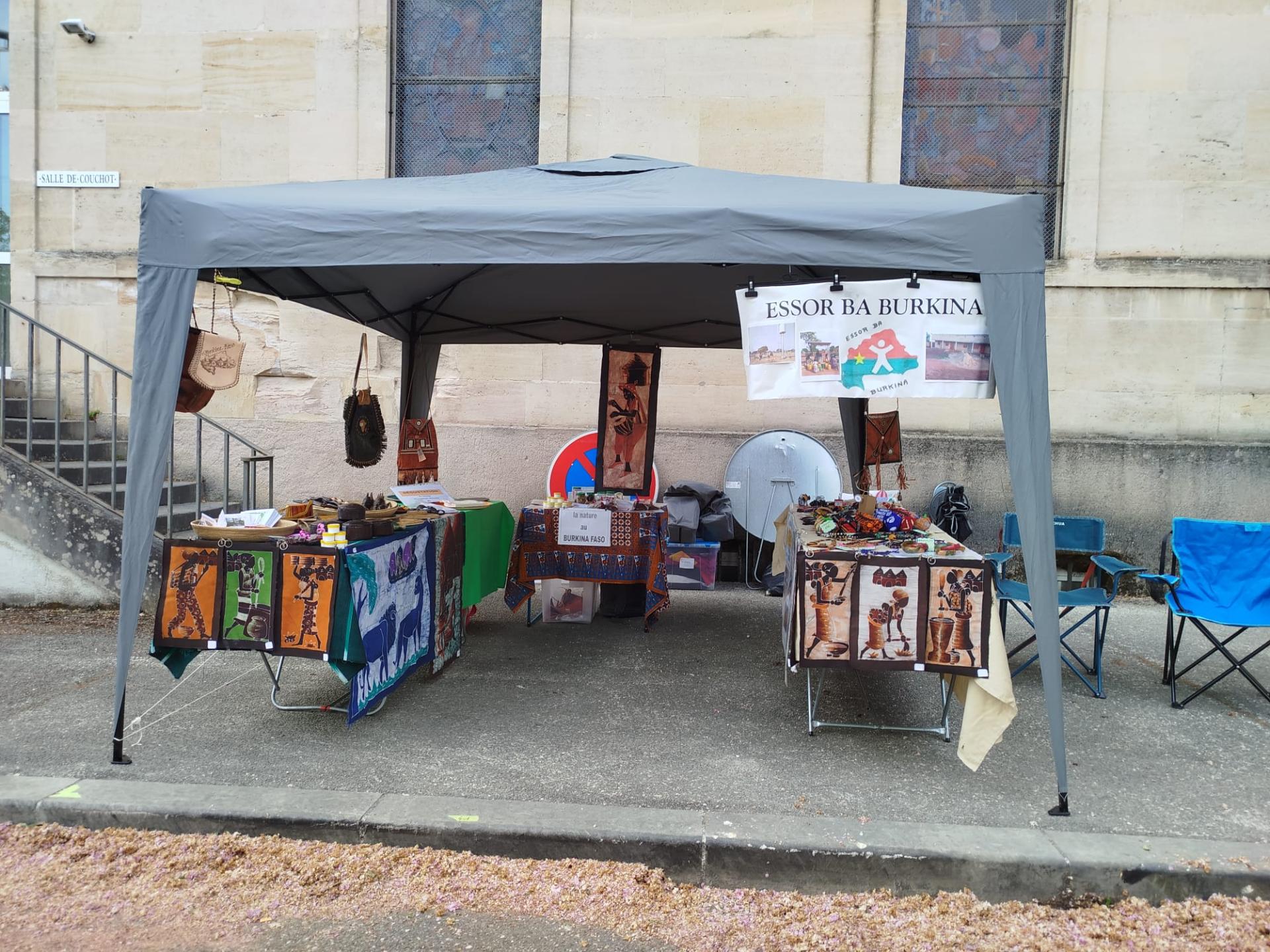 stand marché bio